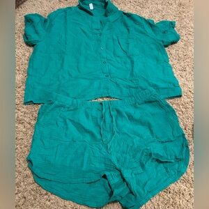 Stars Above Teal Lounge Set